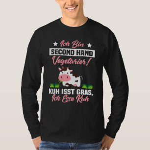 T-shirt Ich Bin Végétarien Deuxième Main La Vache Mange Gr