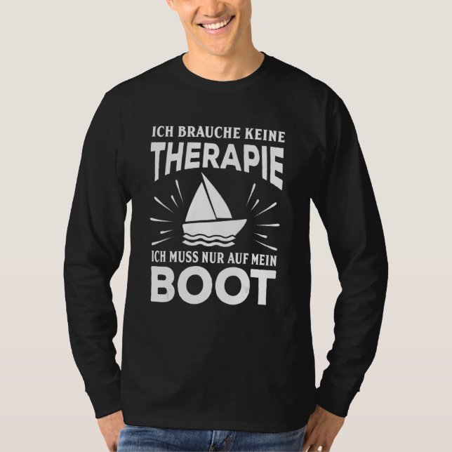 T-shirt Ich Brauche Keine Therapie Ich Muss Nur Auf Mein B (Devant)