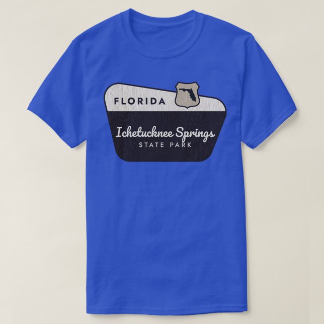 T-shirt Ichetucknee Springs State Park Floride Welcome Sig (Design devant)