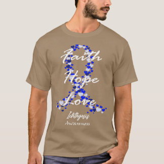 T-shirt Ichthyose Sensibilisation Foi Espérance Amour Espo