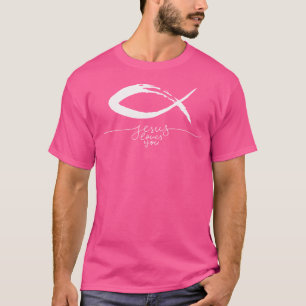 T-shirt Ichthys Signer Jésus Poisson Christ Foi chrétienne