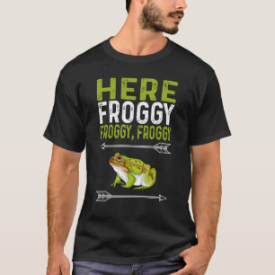 T-shirt ICI FROGGY FROGGY FROGGY Frog attraper 1