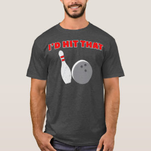 T-shirt Ici La Bière Hilarious Bee Bowling T