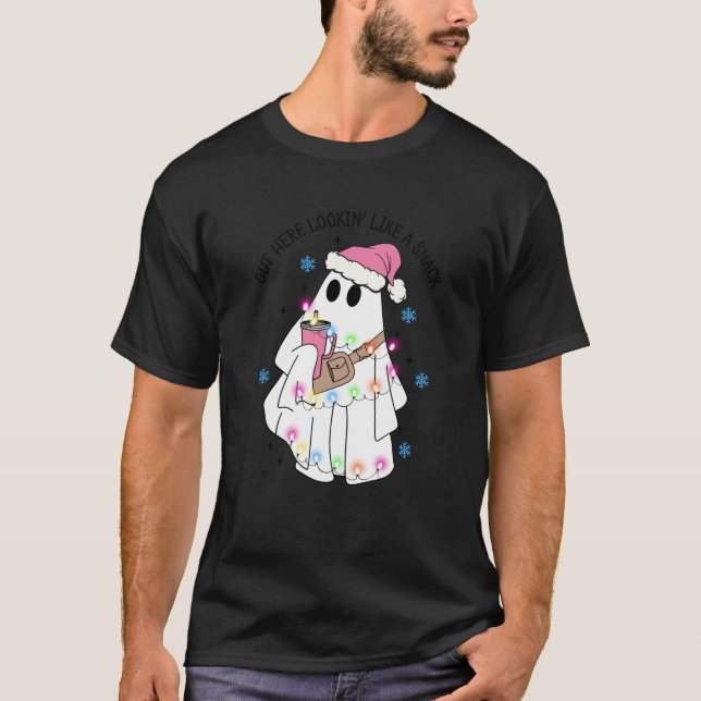 T-shirt Ici, On A L'Air D'Un Snack Cute Boo Jee Xmas Co (Devant)