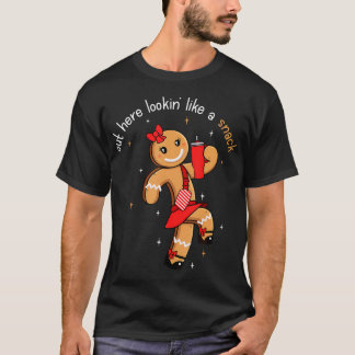 T-shirt Ici On A L'Air D'Un Snack Drôle Boujee Xmas