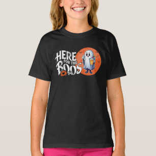 T-shirt Ici pour les Boos Boire et obtenir votre Spook