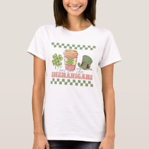 T-shirt Ici Pour Les Shenanigans - Café En Clover