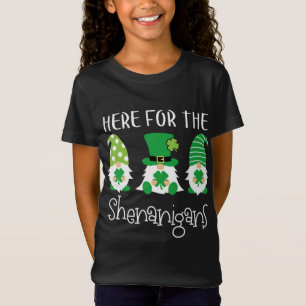 T-Shirt Ici Pour Les Shenanigans St Patrick's Day Gnome