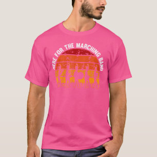 T-shirt Ici Pour Marching Band Drum Major Funny Direct