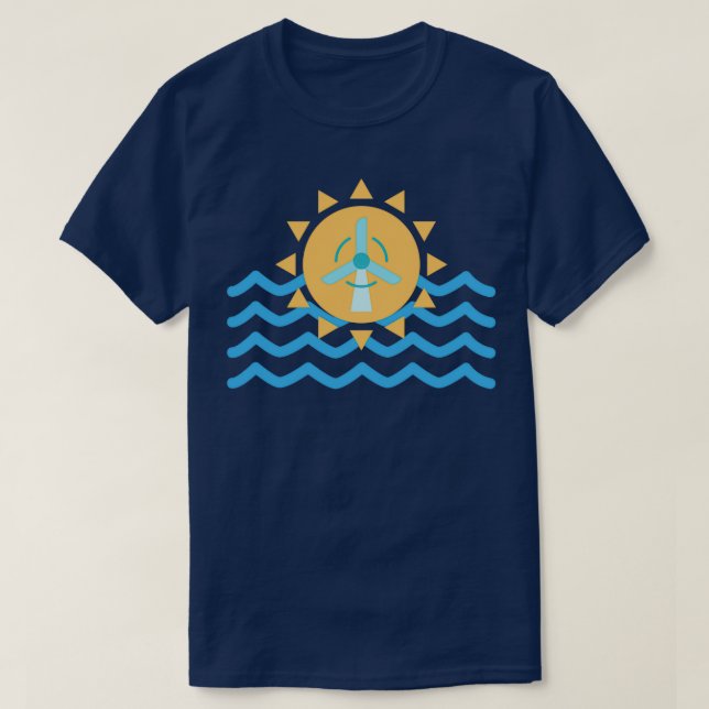 T-shirt Icon Énergie renouvelable (Design devant)