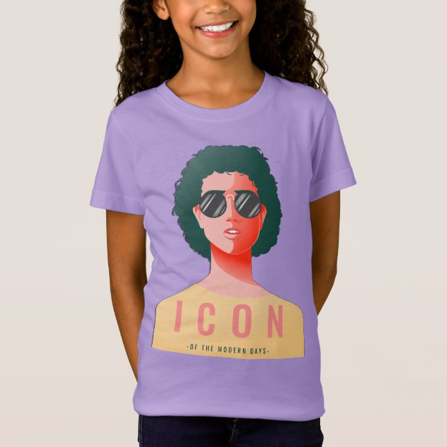T-shirt Icon Girls Jersey (Devant)