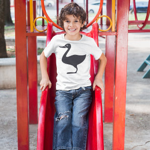 T-shirt Icône Black Duck Bird
