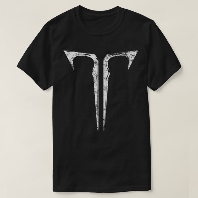 T-shirt Icône blanche d'arche perdue (Design devant)