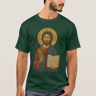 T-shirt Icône byzantine du Christ Pantocrateur