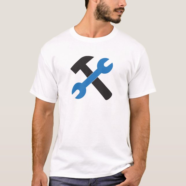 T-shirt Icône Clé et marteau (Devant)