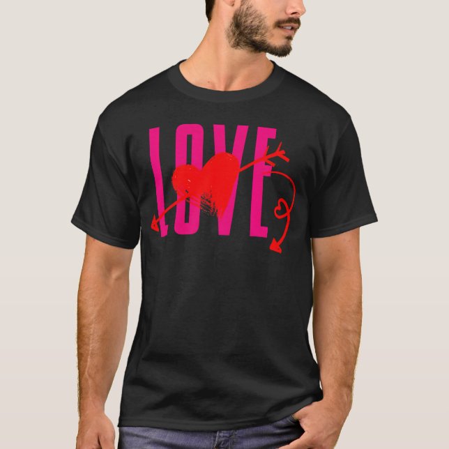 T-shirt Icône d'amour vintage (Devant)