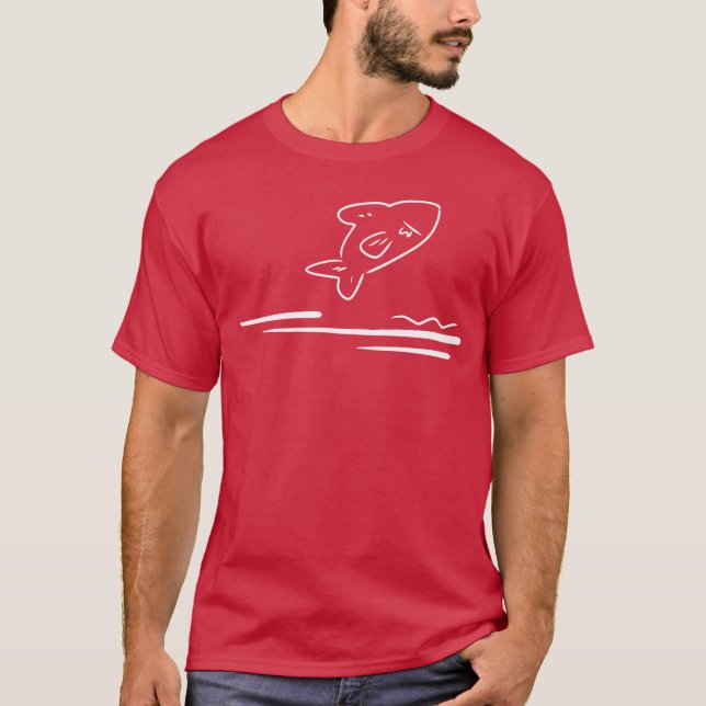 T-shirt Icône d'animal de poisson amis (Devant)