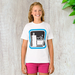 T-shirt icône de bain de bulle