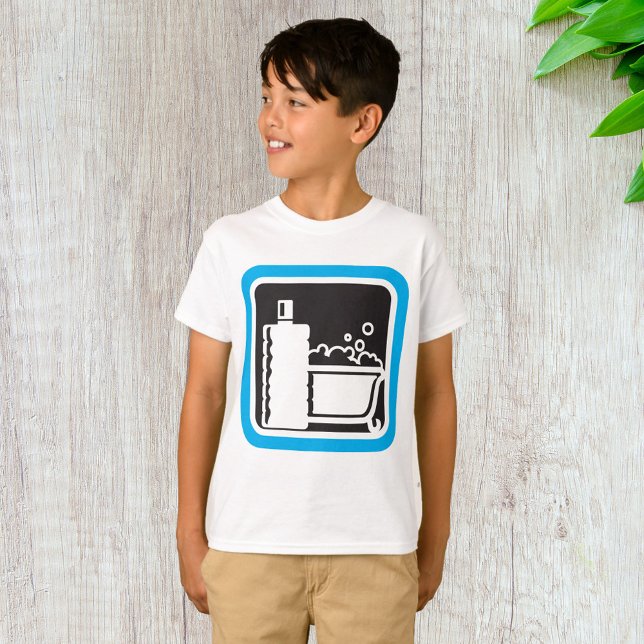 T-shirt icône de bain de bulle (Créateur téléchargé)