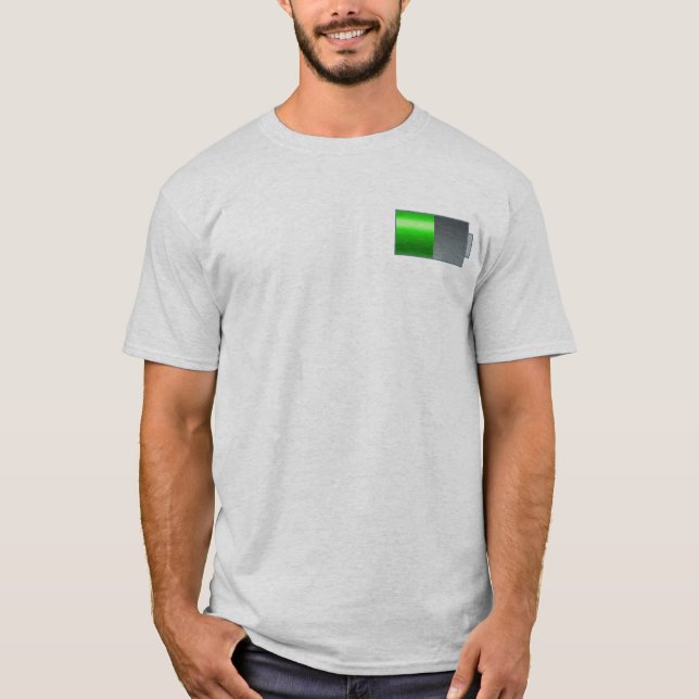 T-shirt Icône de batterie (Devant)