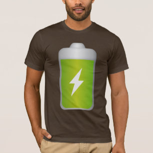 T-shirt Icône de batterie lithium-ion