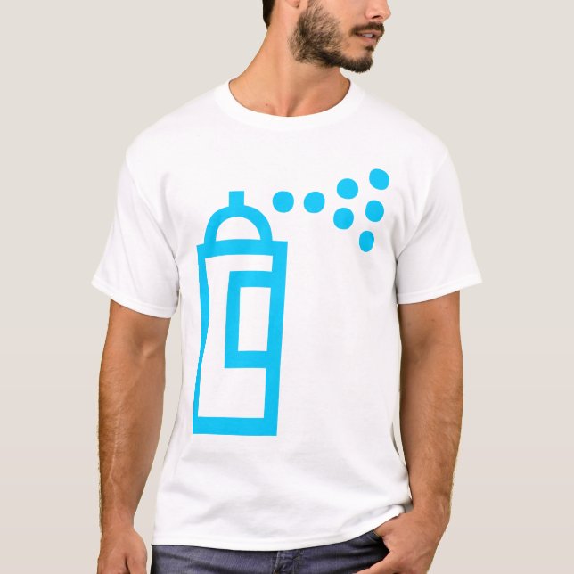 T-shirt Icône de bombe aérosol (Devant)