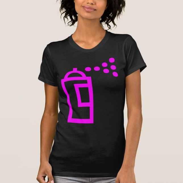 T-shirt Icône de bombe de peinture (Devant)