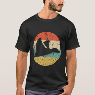 T-shirt Icône de canard volant rétro chasse canard