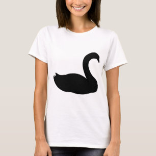 T-shirt icône de cygne noir