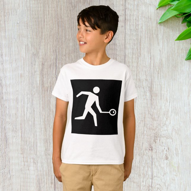 T-shirt Icône de joueur de squash (Créateur téléchargé)