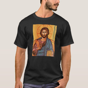 T-shirt Icône de luxe du Christ la chemise de sauveur
