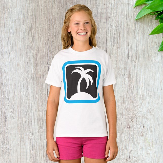 T-shirt Icône de palmier (Créateur téléchargé)