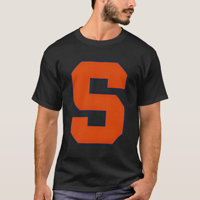 T-shirt Icône de poitrine gauche orange Syracuse (Devant)