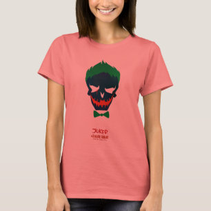 T-shirt Icône de tête de joker du peloton   de suicide