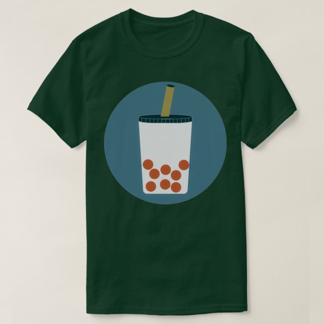 T-shirt Icône de thé Boba simple (Design devant)
