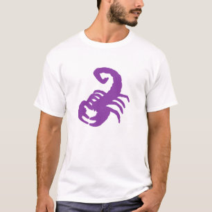 T-shirt Icône d'énergie Scorpion Violet – Personnalité ast