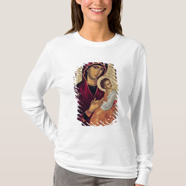 T-shirt Icône dépeignant la mère sainte de la passion (Devant)