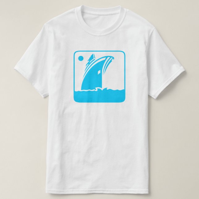 T-shirt icône d'expédition (Design devant)