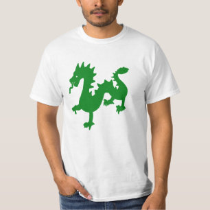 T-shirt Icône du Dragon Chinois Vert du Zodiaque – Année L