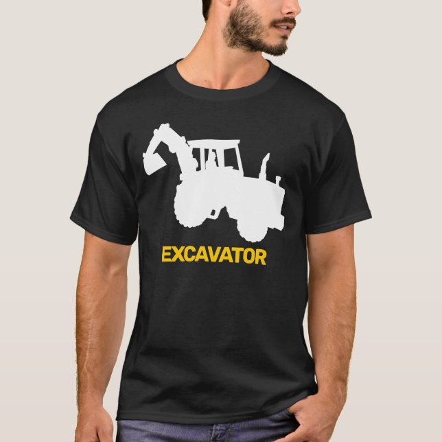 T-shirt Icône Excavateur (Devant)