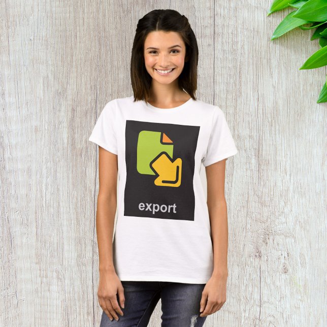 T-shirt Icône Exporter (Créateur téléchargé)