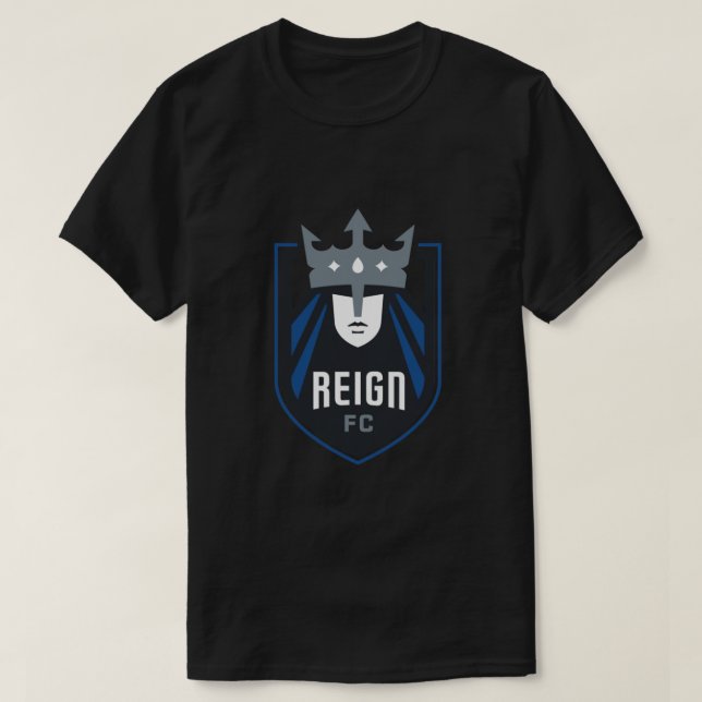 T-shirt Icône FC régnante avec col V ajusté (Design devant)