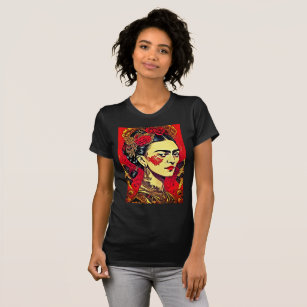T-shirt Icône InkPunk : Frida Kahlo