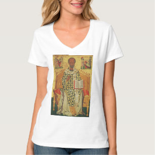 T-shirt Icône orthodoxe byzantine de saint Nicolas de Myre