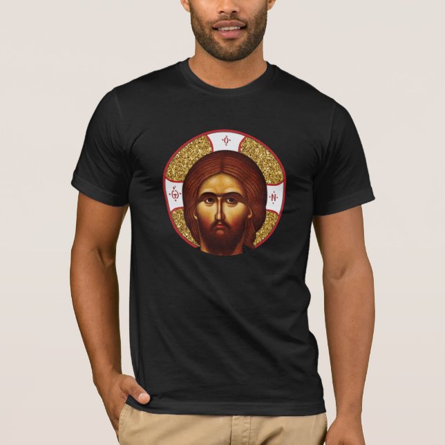 T-shirt Icône orthodoxe du Saint-Jésus-Christ (Devant)