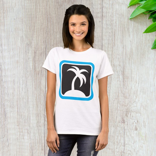 T-shirt Icône Palm Tree (Créateur téléchargé)