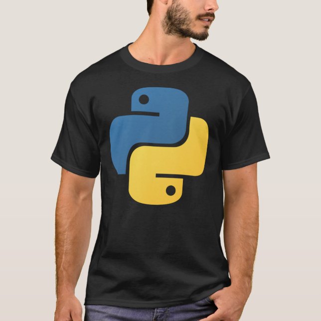 T-shirt Icône Python Programmation   (Devant)