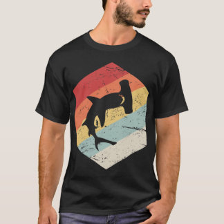 T-shirt Icône requin marteau rétro années 70 ami ami