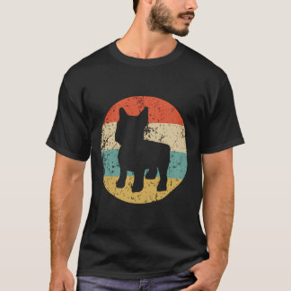 T-shirt Icône Retro French Bulldog Chien de race