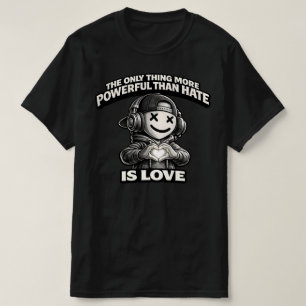 T-shirt Icône Streetwear X-Yeux Souriante - L'Amour Plus F